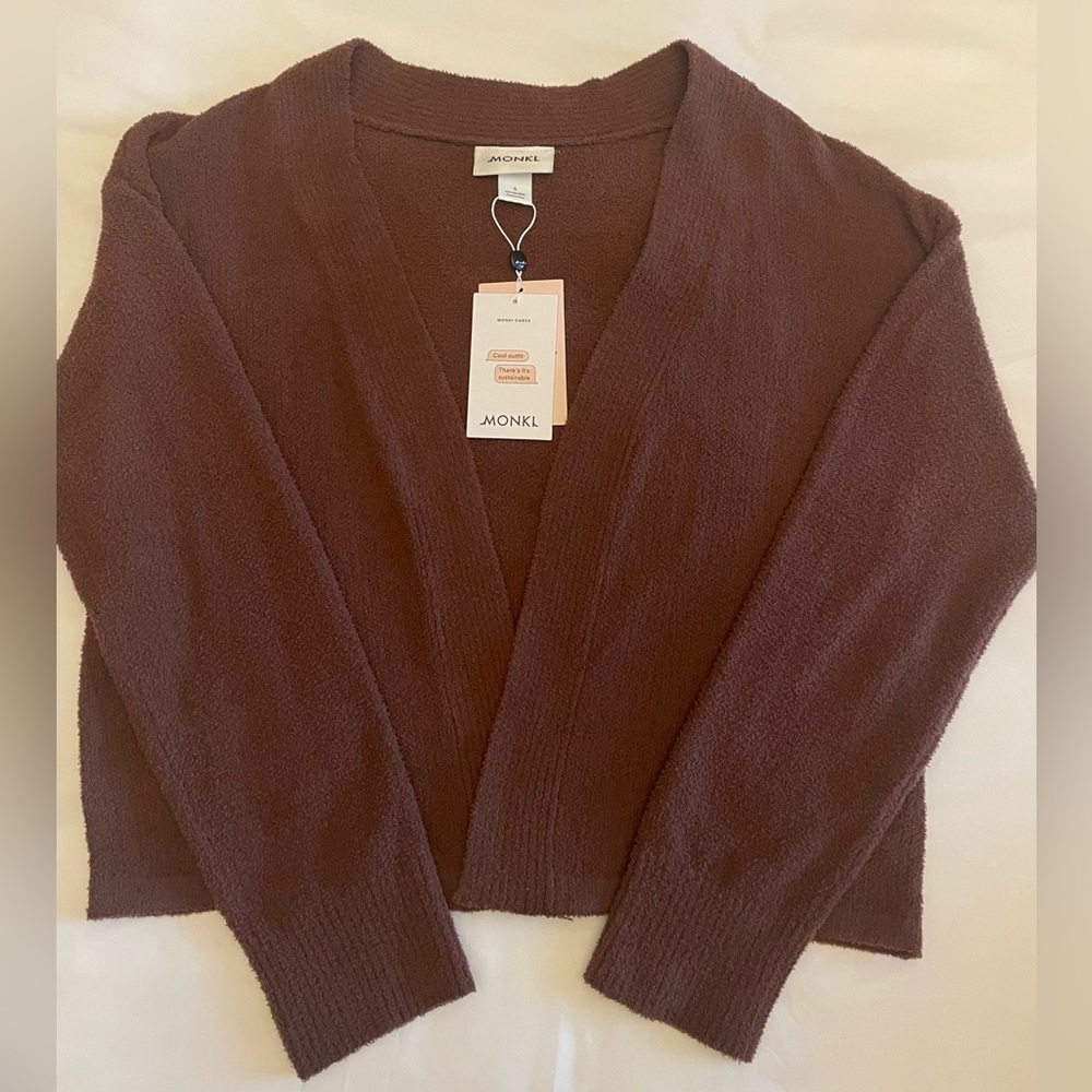 Fuzzy Lounge Brown Cardigan
